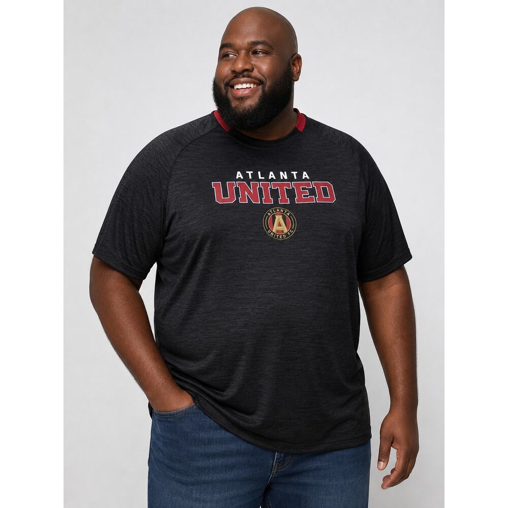Fanatics Atlanta United FC Black Iconic Tee - Size 5XL - MLS Soccer Shirt - NWT - Picture 2 of 11